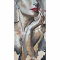 Standalone Red Lips 2 Canvas & Wood Wall Art ST3182735